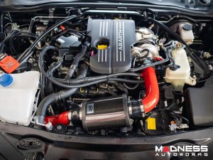 FIAT 124 Performance Air Intake System - MAXFlow - MADNESS - Red Powdercoated Finish